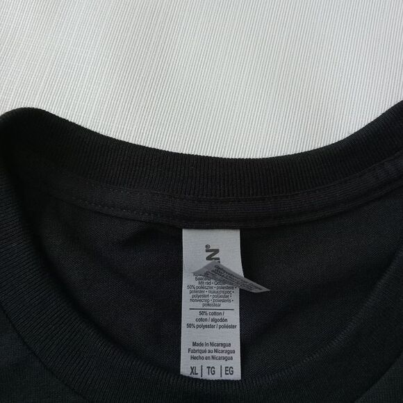 Gildan Dry Blend Unisex Black Custom Zombie Screen Print Graphic T-Shirt L XL 2X - Picture 4 of 11